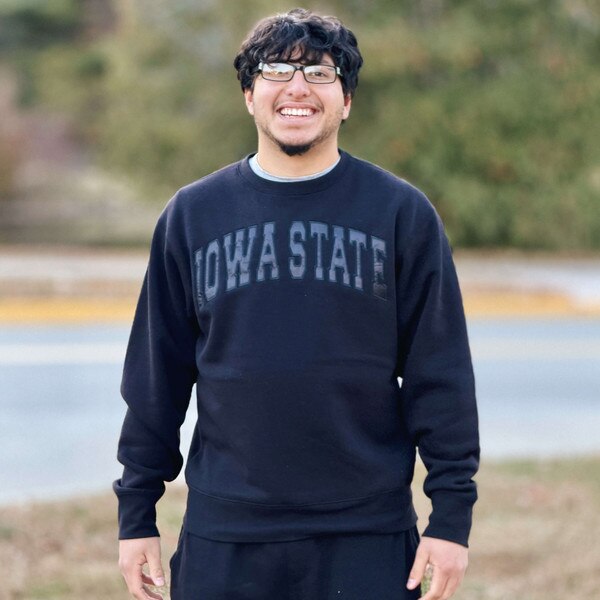 Zoozatz Iowa State HE Black Crewneck